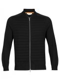 Mens ICL ZoneKnit Insulated Knit Bomber, Black