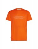 Mens Merino 150 Tech Lite SS Tee Pukaki Reflected, Blaze