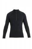 Mens 300 MerinoFine Polar LS Half Zip, Black