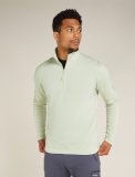 Mens 360 Realfleece Elem LS Half Z, Ashen