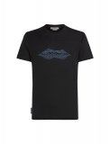 Mens Merino 150 Tech Lite SS Tee IB Pukaki Reflected, Black